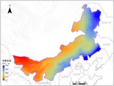 遥感数据揭秘 1985-2012年内蒙古年降雨量时空演变分析