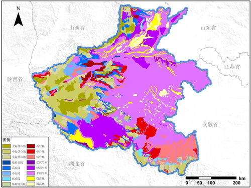 河南省地貌变迁的地理足迹 1990与2015年遥感数据对比分析