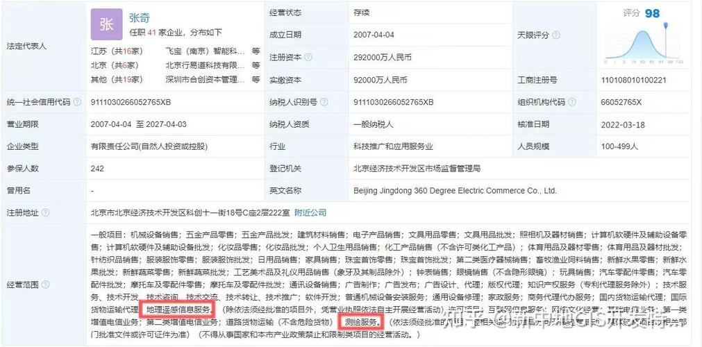 电子地图巨头工商变更 拓展地理遥感信息服务，测绘行业迎来新变量